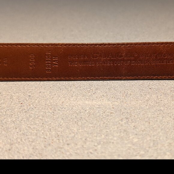 Coach British Tan Leather Belt - Picture 3 of 8